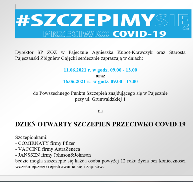 My już jesteśmy zaszczepieni, a Wy?